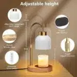 Aromatherapy Lamp Simple Wax Melt Lamp Atmosphere Decoration Table Lamp Ornaments Aromatherapy Fireless Bedroom Bedside Fragrance Lamp - Image 3
