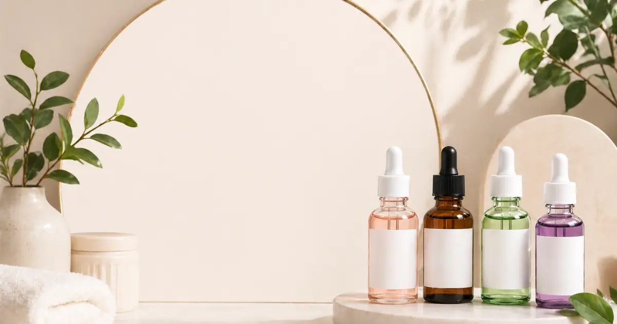 Comparison of professional grade skincare serums for aging, acne, and skin brightening.