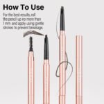 PHOFAY Triangular Eyebrow Pencil | Waterproof Precision Brow Definer - Image 4