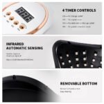 Professional UV LED Nail Lamp for Gel Polish Curing with LCD Display (2026) - Image 3