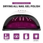 Professional UV LED Nail Lamp for Gel Polish Curing with LCD Display (2026) - Image 2