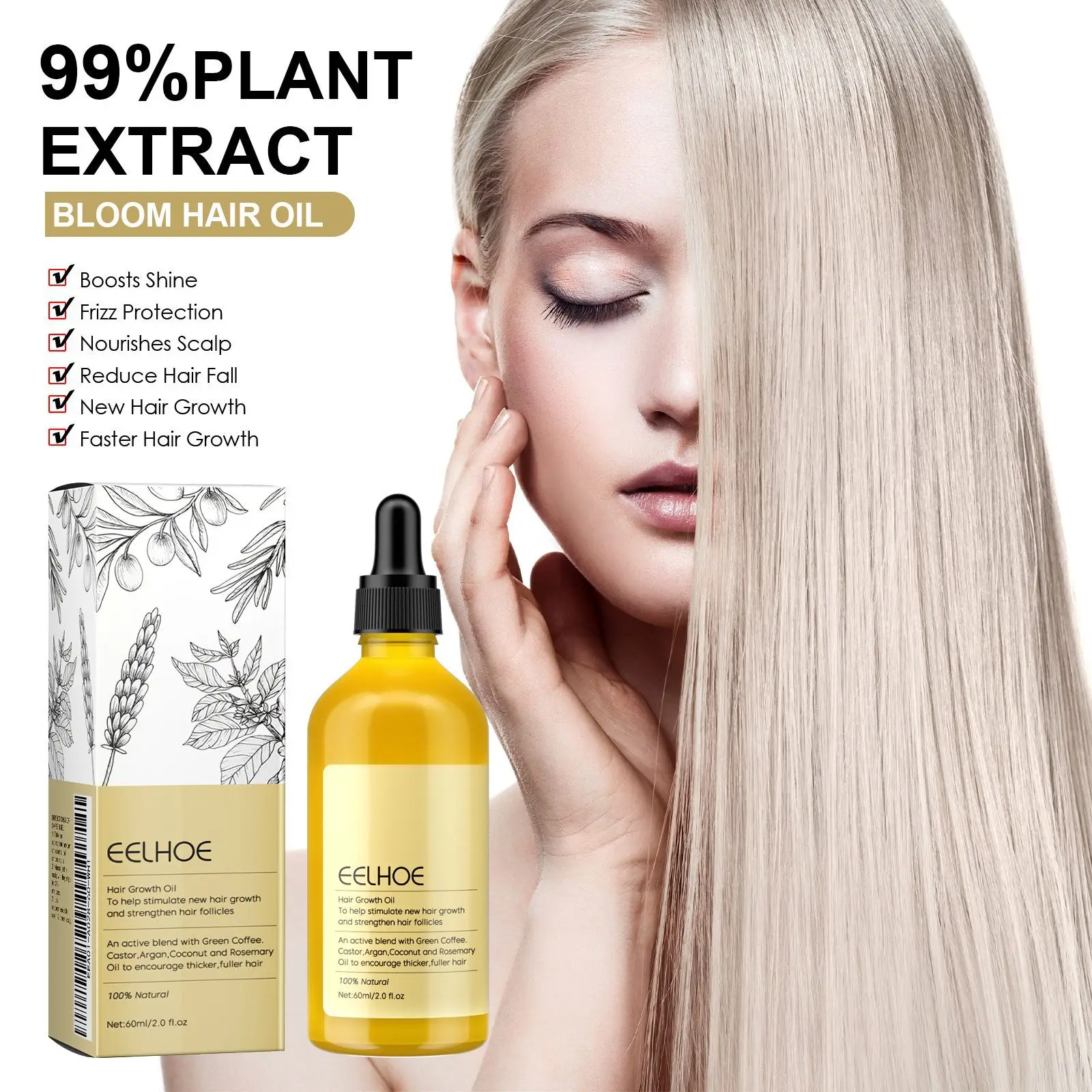 Ac6b2990a4dac440a8b2a48f9728c8e50E.webp Eelhoe Rosemary Dense Hair Essential Oil Softens Prevent Hair Loss Smooth Repairing Hair Root Growth Nourishes Scalp Essence Oil - Image 1