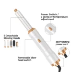 All In One Hair Styling Tool (2026) – Negative Ion Multifunctional Styler for Drying, Curling & Straightening - Image 2