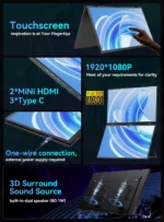 Stacked Laptop Monitor (2026) – Vertical Dual Screen Touch Display for Ultimate Productivity - Image 4