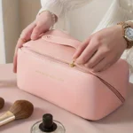 Luxury Travel Makeup Organizer - Premium Toiletry Kit Bag for Women - Image 3
