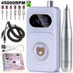 Professional 45000RPM Portable Electric Nail Drill Kit for Acrylic & Gel Nails (2026) - Image 2