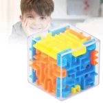 Mini 3D Maze Magic Cube – Transparent Rolling Ball Puzzle for Brain Development & Stress Relief - Image 4