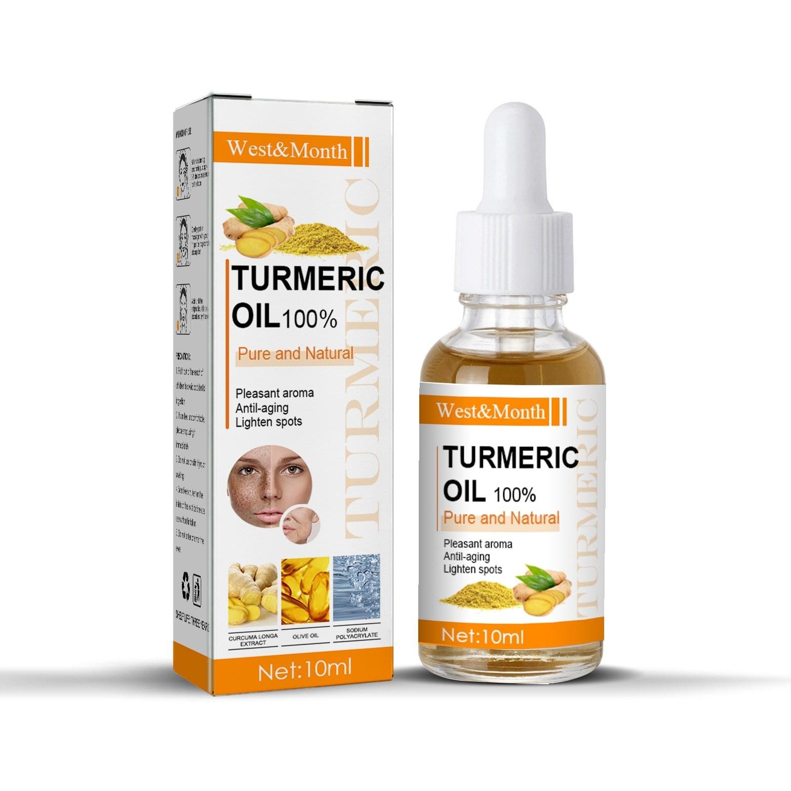 Best turmeric face oil for anti-aging, lifting, and brightening the skin.