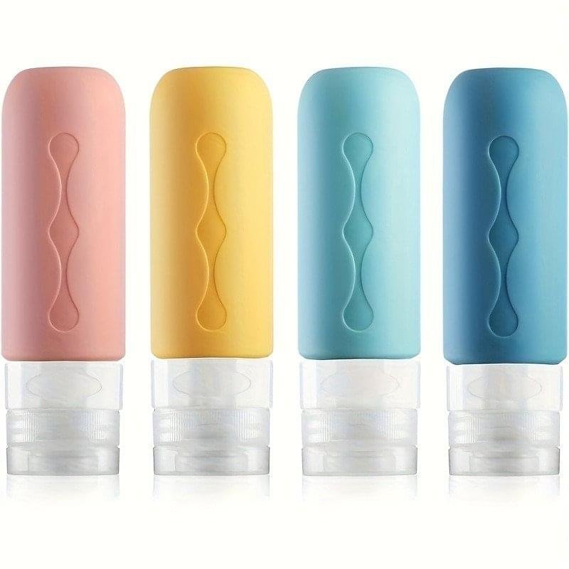 Travel Toiletries Refillable Bottles, Travel-friendly Size, Leak-proof Design, Refillable For Liquids, Suitable For Cosmetics, Shampoo, Body Wash And So On. - Image 1