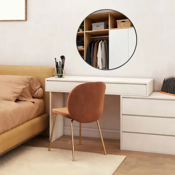 Best black round wall mirror 2026 for bathroom and vanity over sink