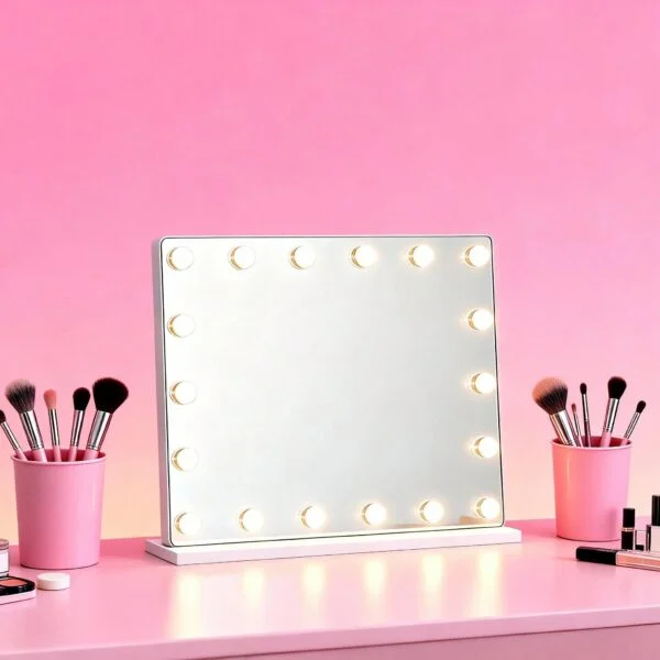 Best LED vanity mirror with 15 bulbs 2026 professional makeup mirror with multi-color lighting