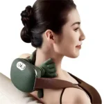 Wireless electric neck and shoulder massager for deep tissue pain relief and muscle recovery