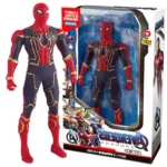 17cm Marvel Spiderman Action Figure with luminous light-up effects, a remastered Avengers collectible by MarketPickGo.
